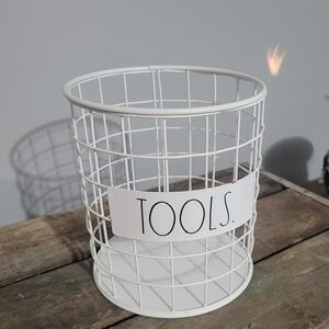 Rae Dunn White Tools Organizer
